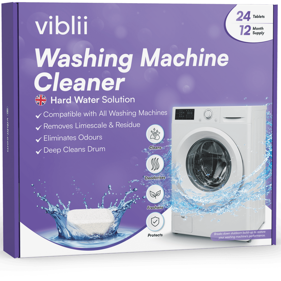 Washing Machine Cleaner Tablets — Hard Water Formula