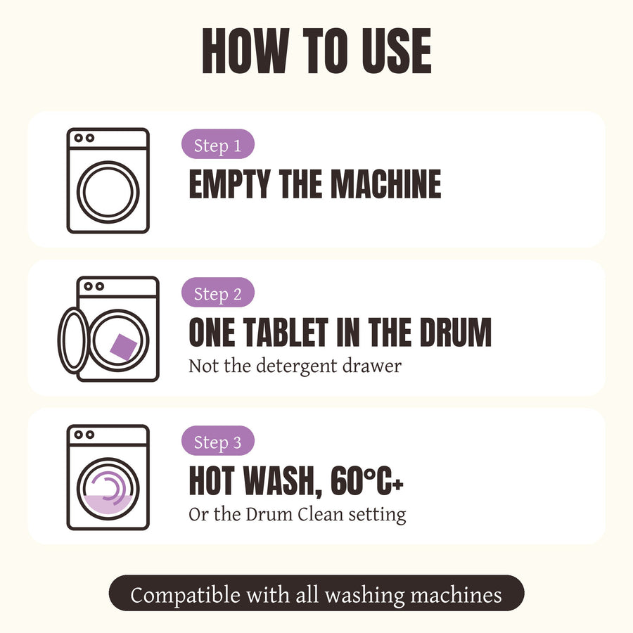 Washing Machine Cleaner Tablets — Pet Formula - viblii
