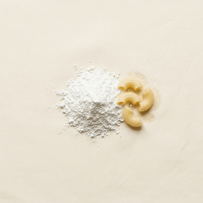 Starch powder and pasta