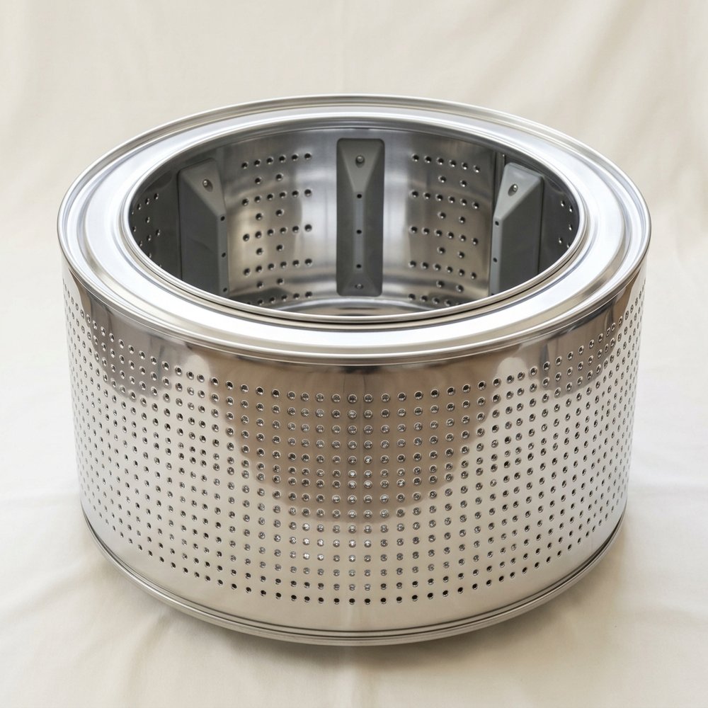 Clean stainless washing machine drum after a viblii descale